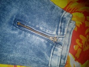 Embroidered Denim Jeans