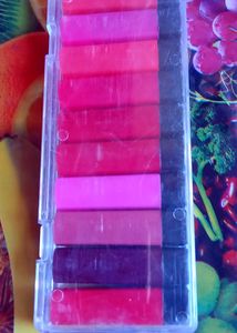 New Shade Pocket Matte Lipstick Set Of 10 Pc (Multicolor)