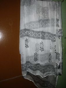 Black &amp; White Kurta Set
