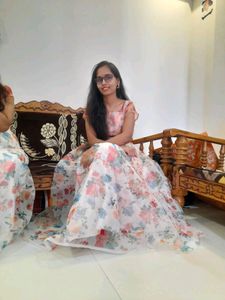 Organza Floral Full Gown