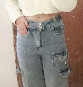 Distressed Denim Jeans