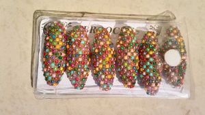 Colorful Beaded saari pin