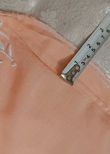Embroidered Peach Kurta