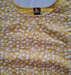 lime green kurta set(size~L)🌻