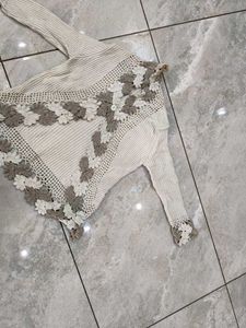 Woolen Elegant Crochet Cardigan