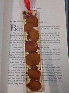 handmade resin bookmark