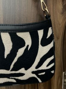 Zebra Baguette Bag