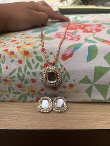 Kundan Necklace &amp; Earring Set