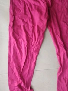 W  brands Pink Leggings One Time Used