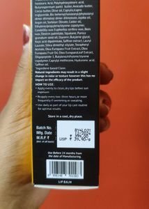 Dr Sheths Kesar And Kojic Acid Lip Balm