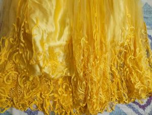 Gorgeous Yellow Ethnic Gown, With Bottoms &amp; Dupatt