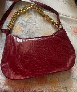 June Sale 🔥 Croc Embossed  Shoulder Ba