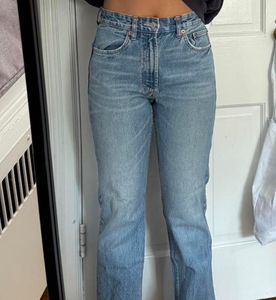Zara Straight High Rise Jeans