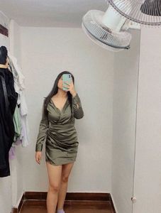 Olive Green Dress