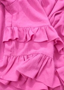 Off Shoulder Full Tiered Sleeves Loose Fit Top