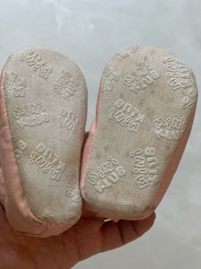 Pink Star Baby Shoes