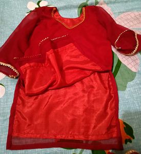(BABY GIRL)PLAZZO SUIT DRESS✨