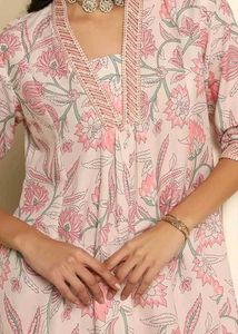 Floral Print Kurta Set