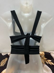 Shein Back Tie Up Bow Top ❤️