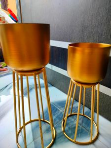 New Planters for Living Room Set of 2 With Stand