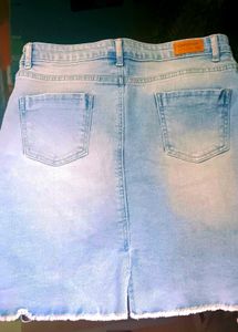 Sky Blue Mini Skirt For Your Teenager Girls.