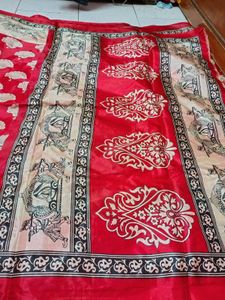 Beautiful New Paper Silk Saree
