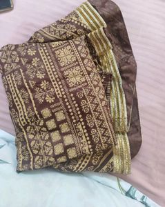 Brown Skirt For Lehenga -Festive , Traditional Wea