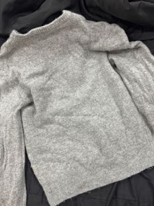 Cozy Gray Knit Sweater