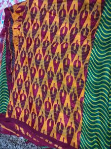 Colorful Saree with Blouse