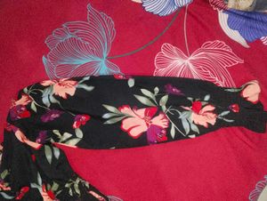 Floral Off-Shoulder Crop Top for Women