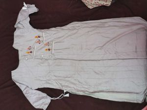 Embroidered Kurta With Pant And Dupatta