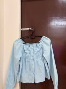 Blue Cute Top