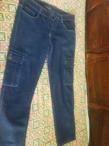Blue Cargo Jeans