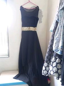 One Pisces Gown Net H Thoda Or Golden Belt Style