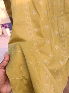 Olive Greendual Shade Kurti