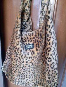 cheetah print boho bag