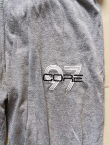 Grey Joggers with Black Detail