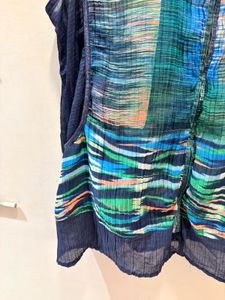 Abstract Print Sleeveless Top