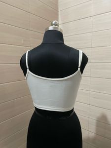 Shein White Crop Top