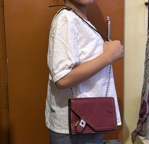 Combo Of One Top And Red Bag