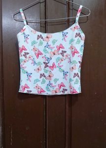 Butterfly Print Tank Top