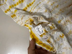 Tie-Dye Tunic with Crochet Kaftan Coord Set