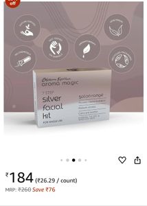Aroma Magic - 7 Step Silver Facialial Kit Dry Skin