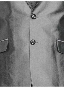 Stylish Metallic Grey  coat pant Suit