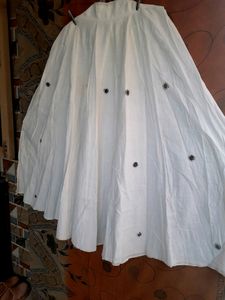 White Lehenga