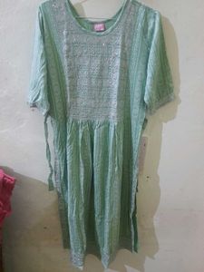 Women Cotton Kurta Pant Set