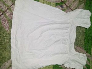 Babies White Top w/ Embroidered Detail