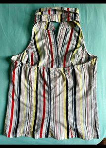 Vintage Striped Halter Top