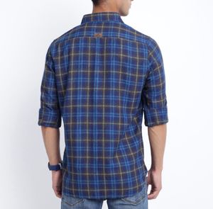 Men&#39;s Plaid Flannel Shirt Slim Fit