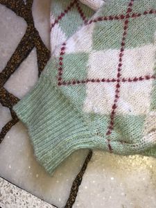 Argyle Knit Sweater